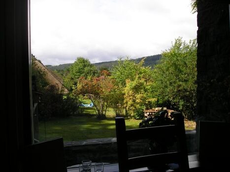 Panoramablick vom Esstisch