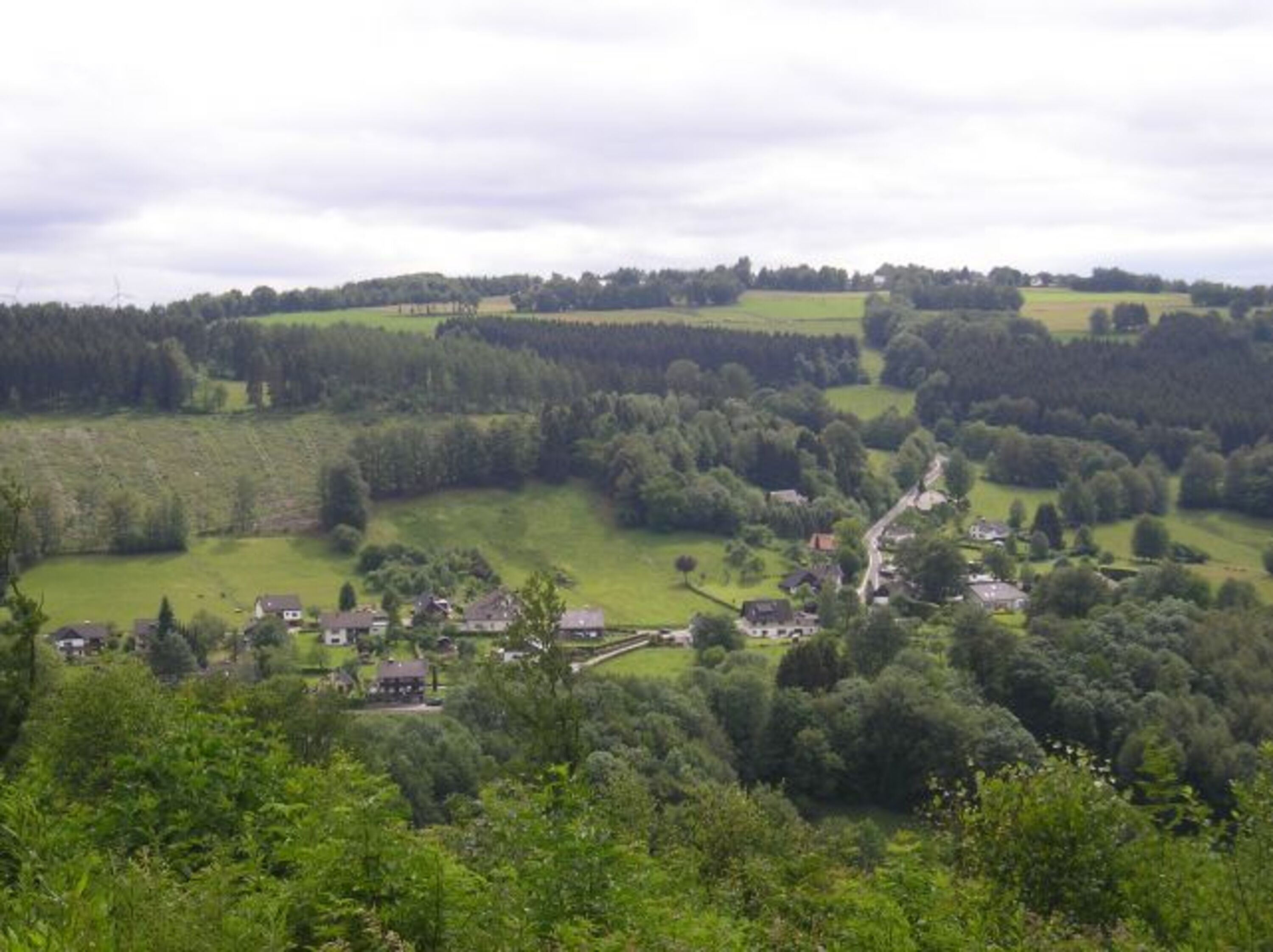 Blick auf Widdau "Eifelblick Stoltzenley" 