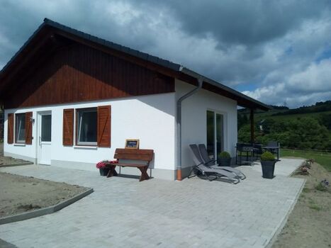 Terrasse Ferienhaus Kastanie