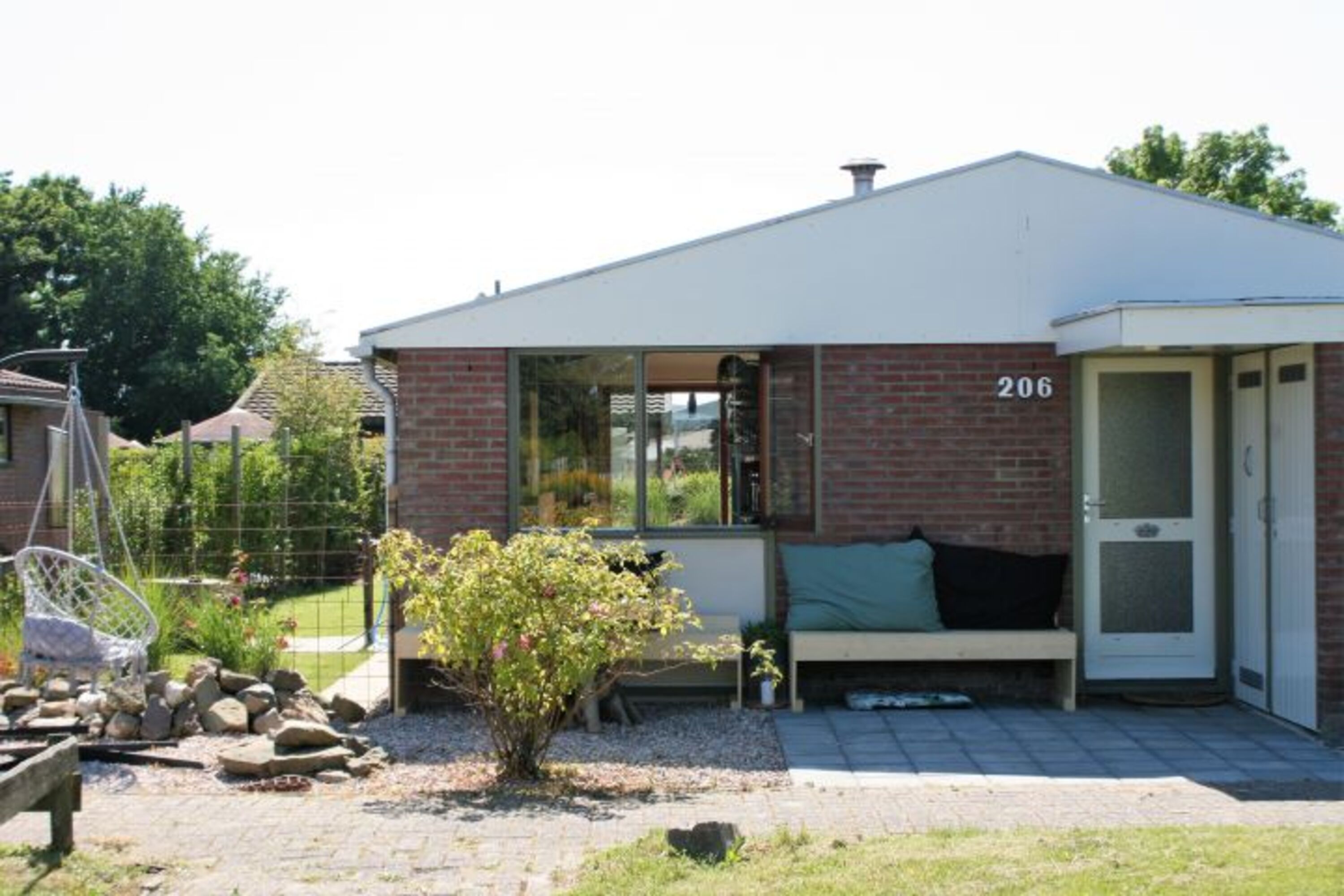 Terrasse vor dem Haus