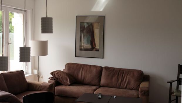 Blick in den Wohnteil der Wohn-Küche