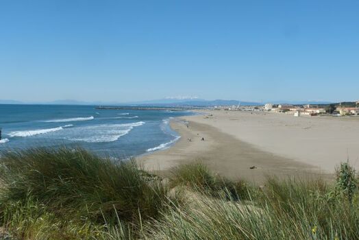 700m entfernter Strand im Ortszentrum