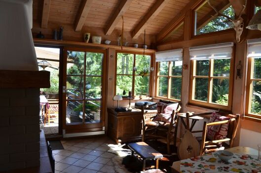 Wintergarten zum Balkon