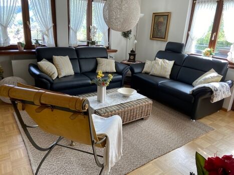 Lichtdurchfluteter Wohnraum