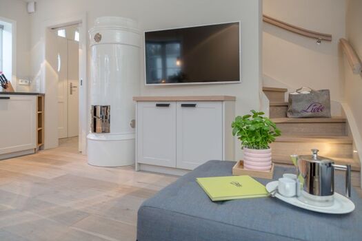 Wohnbereich mit Kamin