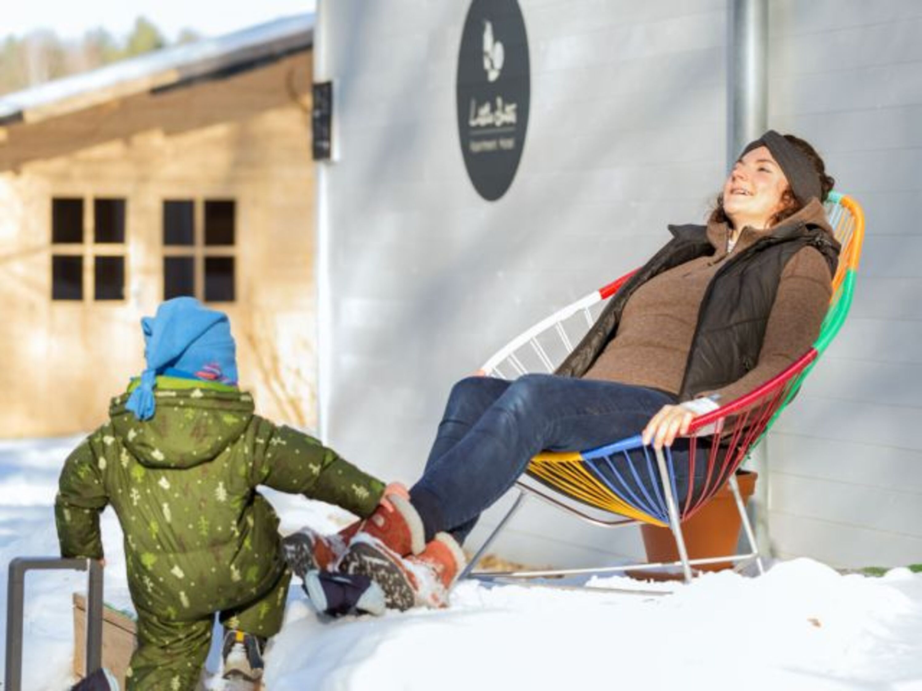 Relaxen im Schnee