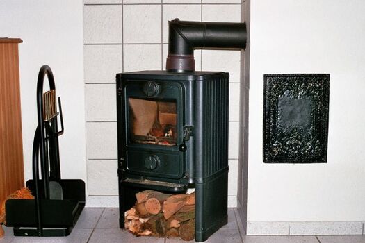 Dänischer Ofen im Wohnzimmer