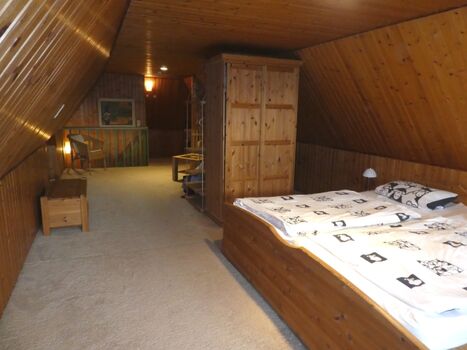 Schlafzimmer unter Reet