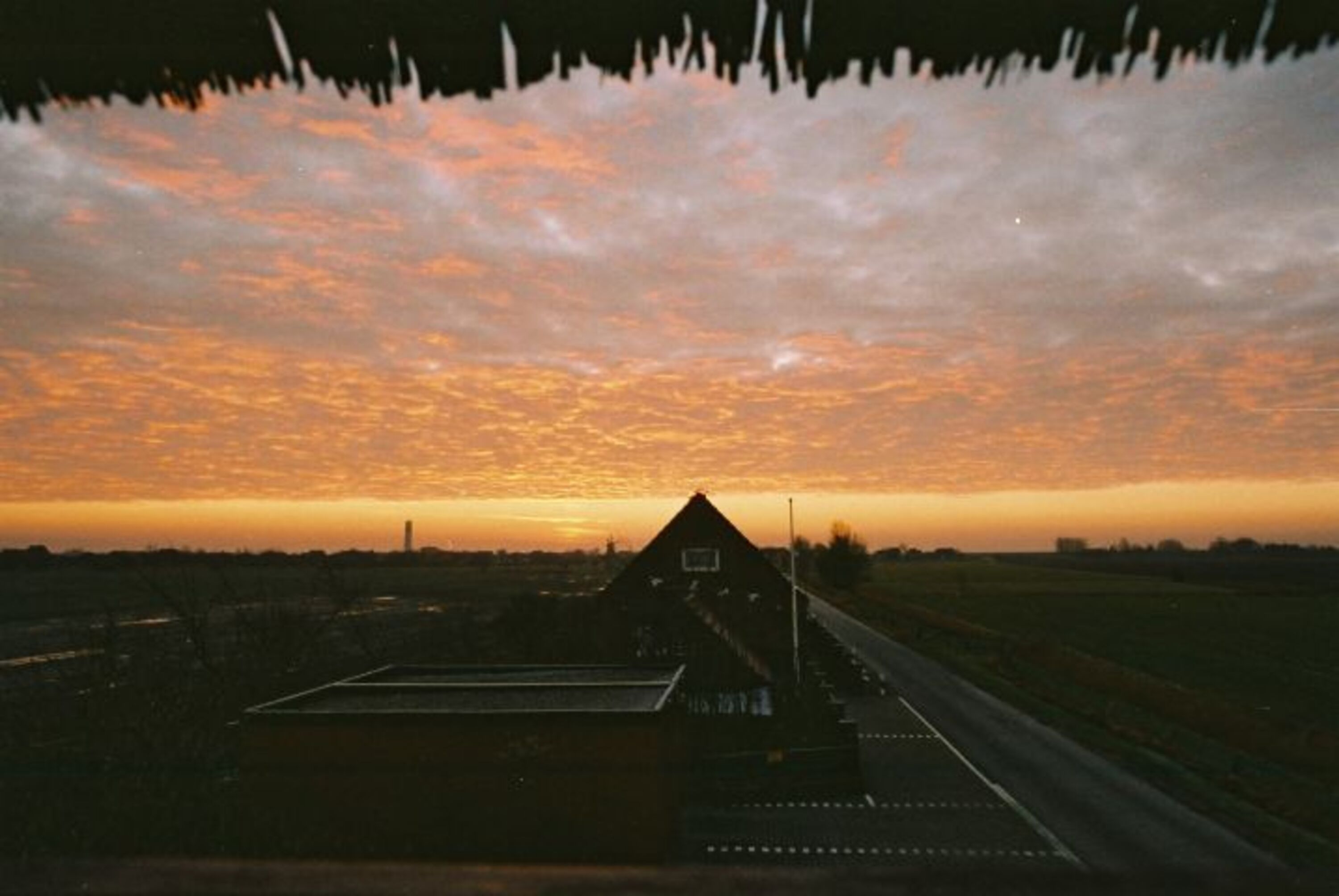 Sonnenaufgang vom Schlafzimmerfenster 