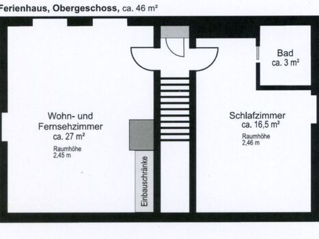 Grundriss Obergeschoß 