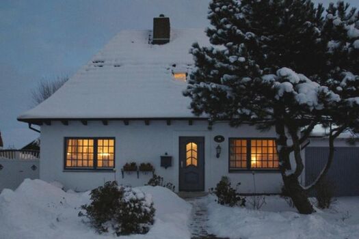 Haus im Winter