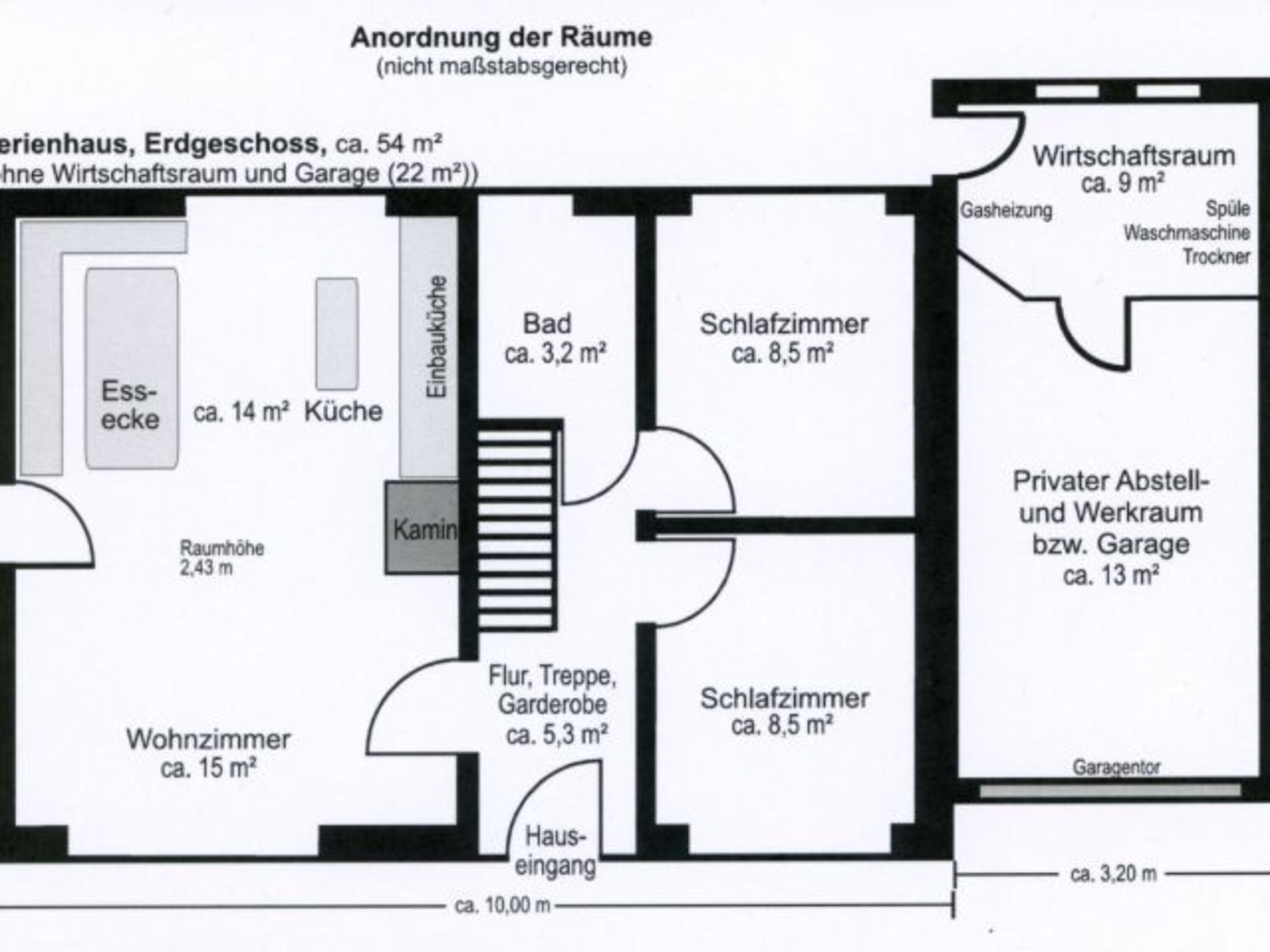 Grundriss Erdgeschoß