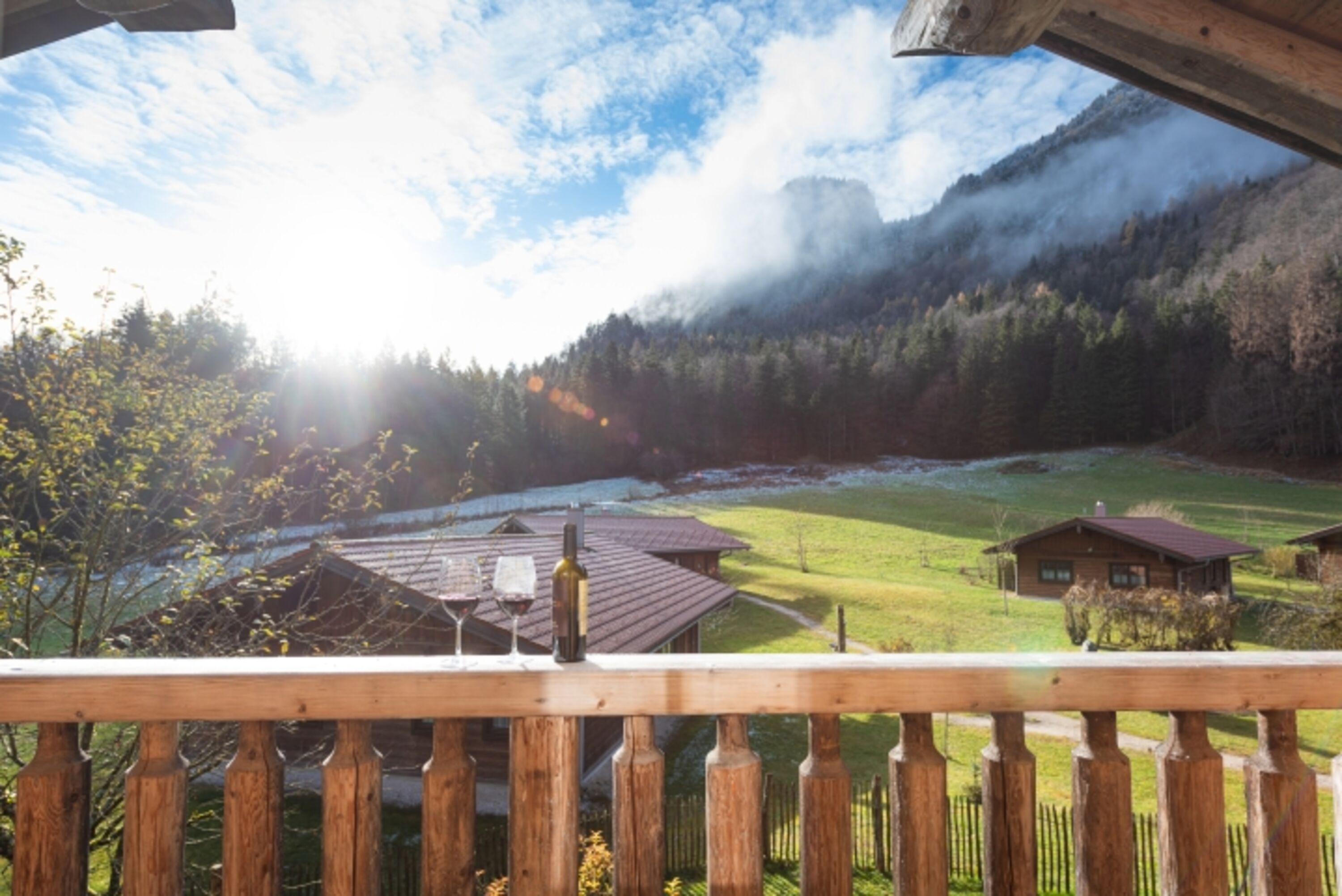 Sicht auf den Unternberg - Westbalkon
