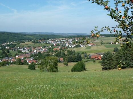 Blick vom Zuckerbuckel auf Weitengesäß