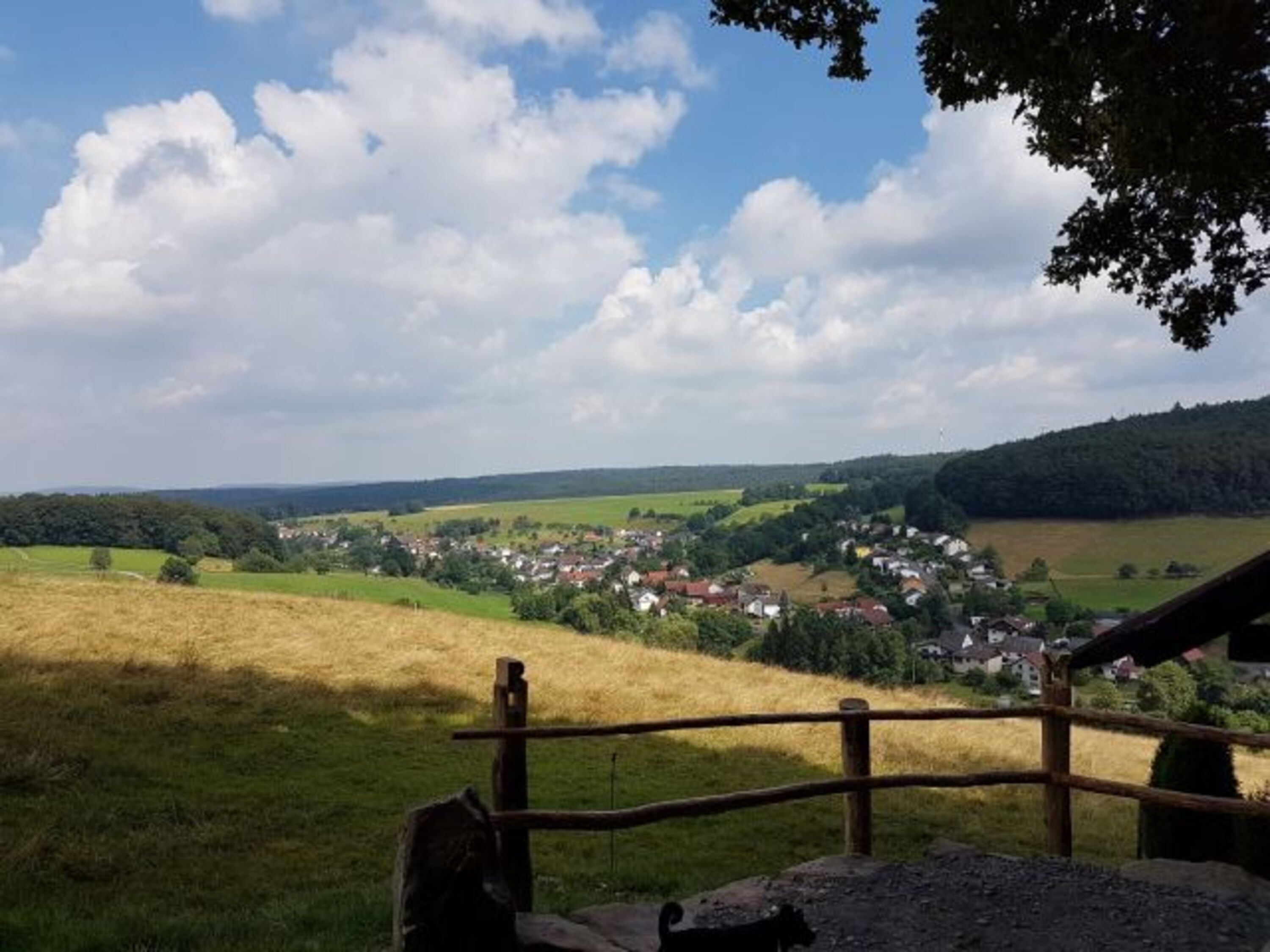 Blick auf Kimbach
