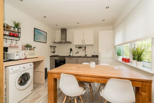 Die offene Küche mit allem Komfort