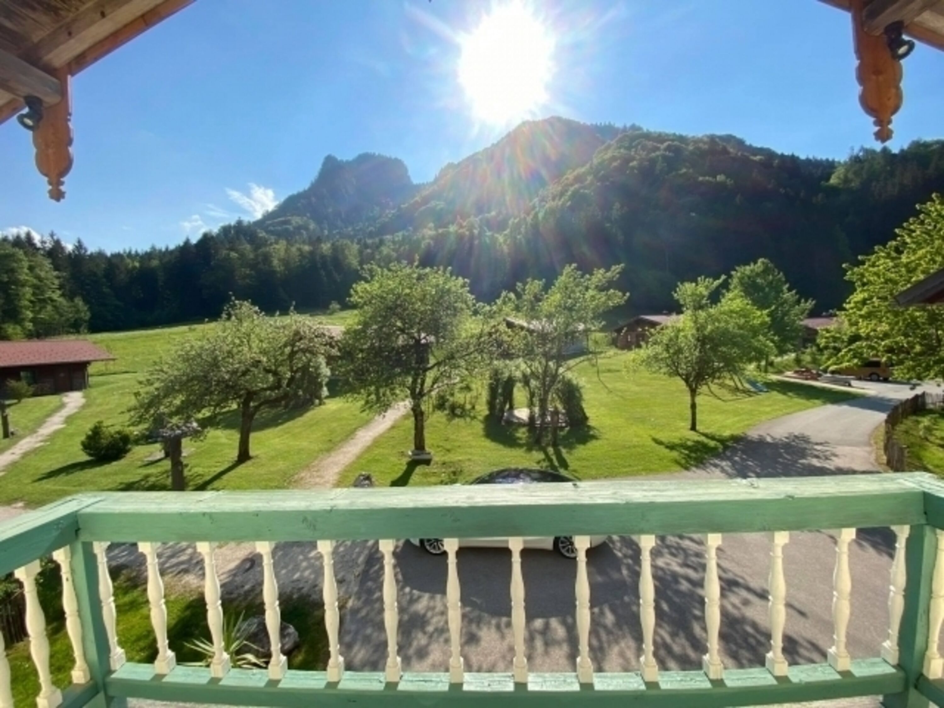 Sonne über dem Unternberg