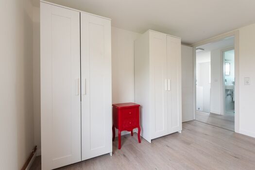 ausreichend Stauraum im Schlafzimmer