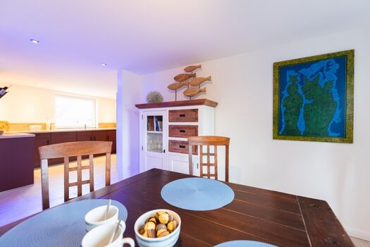 Esszimmer im offenen Wohnraum