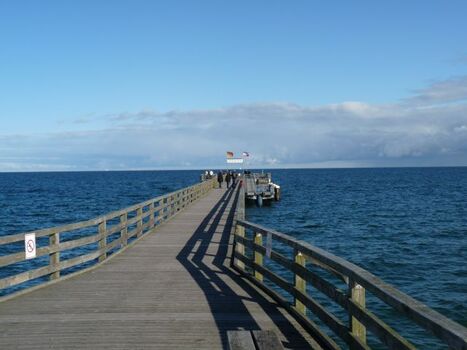Die Seebrücke am Schönberger Strand