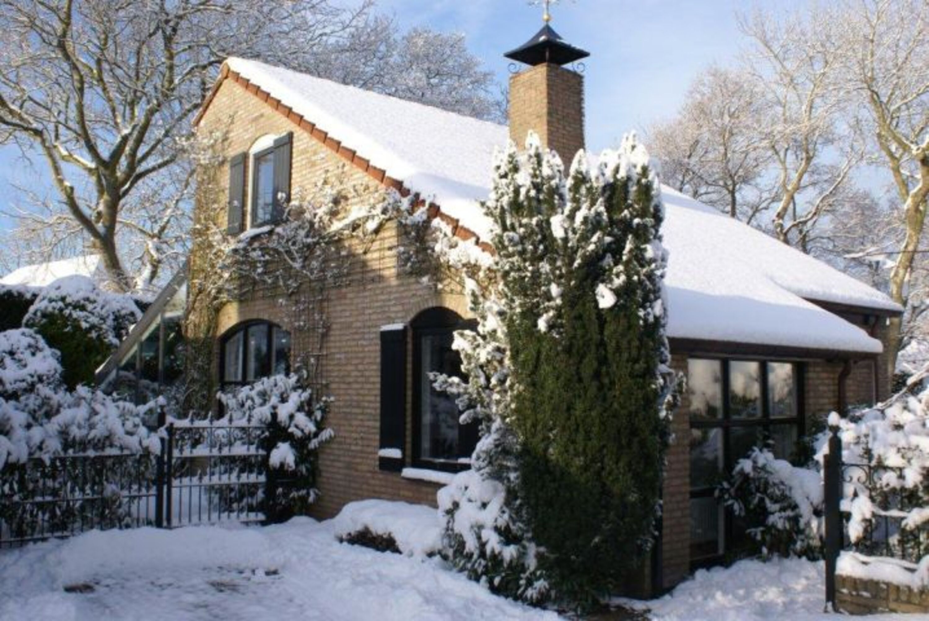 Haus im Winter