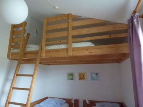 Blick ins Kinderzimmermit Empore