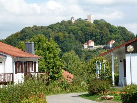Blick zur Burg Falkenstein