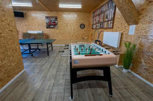 Separater Gemeinschafts -Freizeitraum für alle Gäste des Bergdomizils