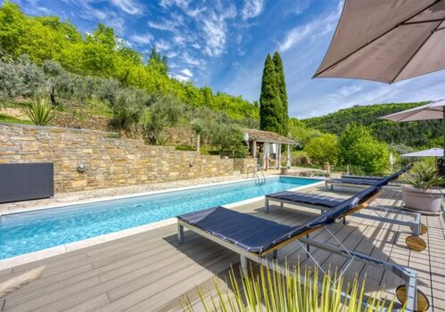 Poolterrasse / Liegebereich