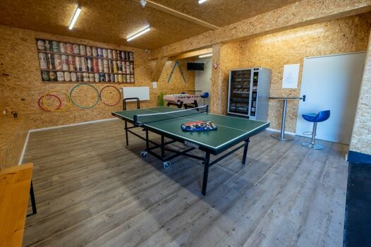 Separater Gemeinschafts -Freizeitraum für alle Gäste des Bergdomizils