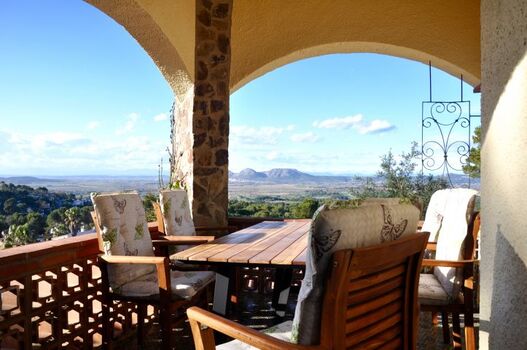 Terrasse mit Aussicht 