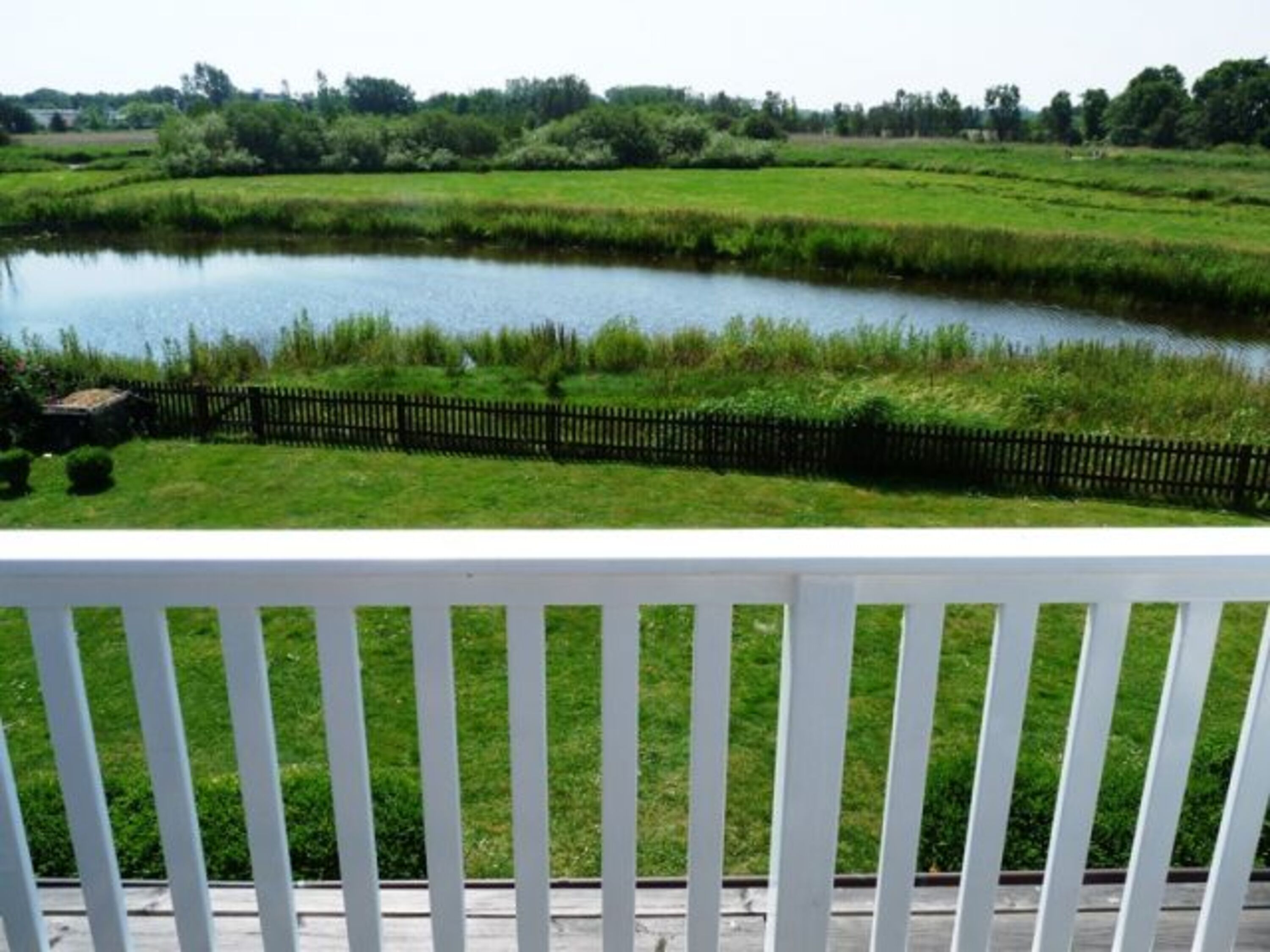 Blick vom Balkon
