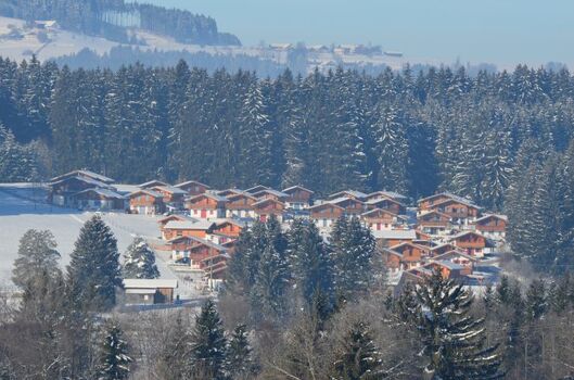 Feriendorf im Winter