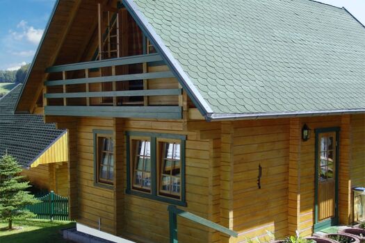 Aussenansicht Blockhaus 2