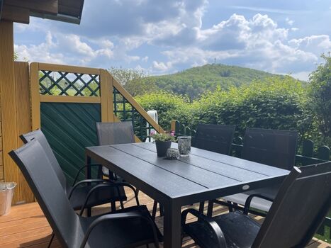 Terrasse mit herrlichem Blick