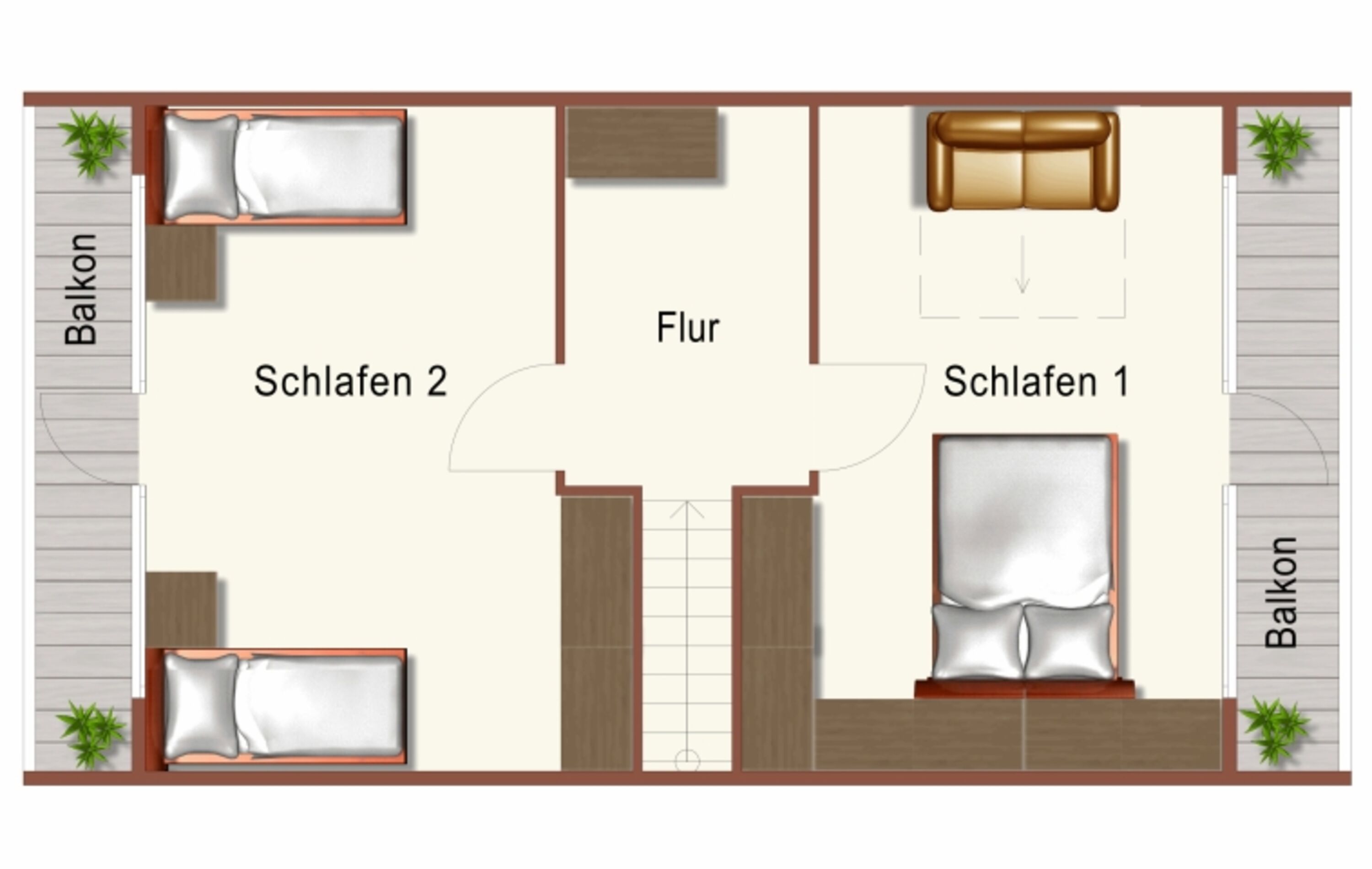 Grundriss Obergeschoss