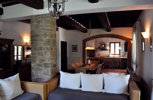 Blick aus Wohnbereich