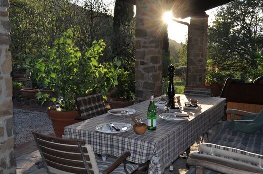 überdachte Terrasse