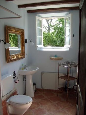 Badezimmer von La Rostane