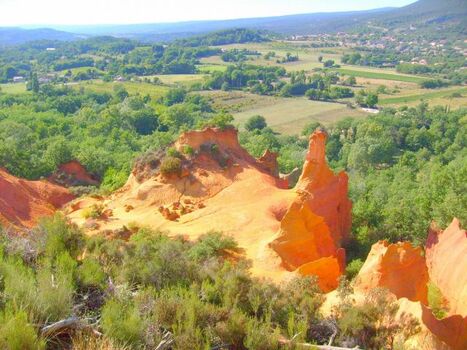 Ockerbrüche von Rustrel