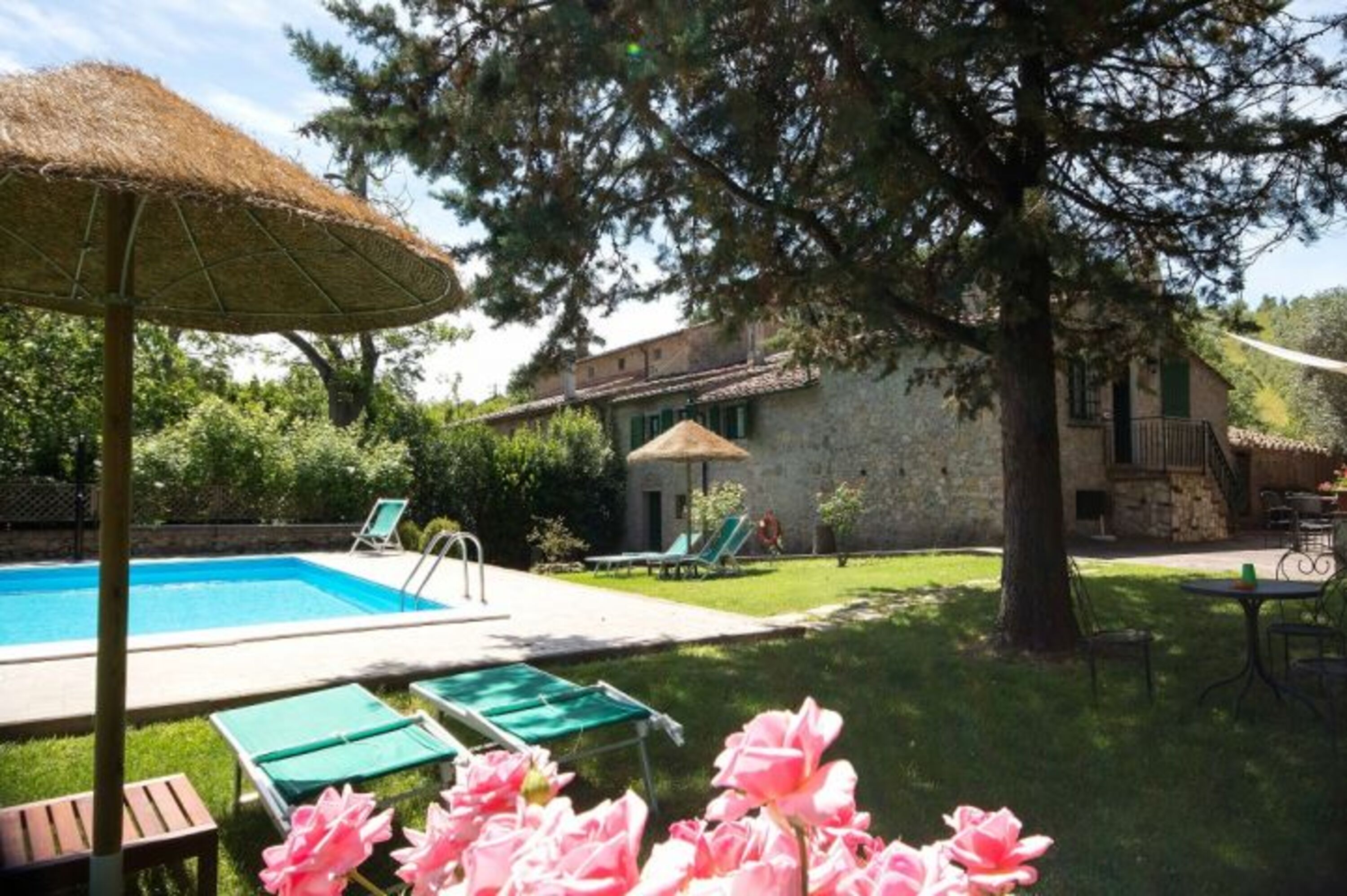 unsere Landhaus mit dem schönen privat Pool