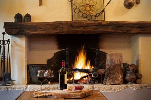 Kamin ist immer romantisch