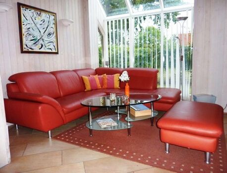 Wohnbereich mit Kamin