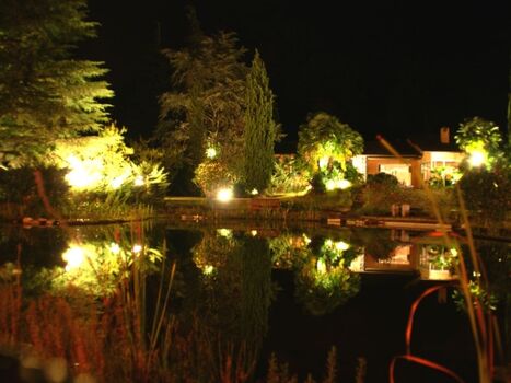 Ferienhaus Alita bei Nacht