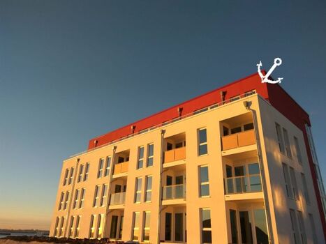 Ganz oben mit tollem Ostseeblick und Sonnenlage