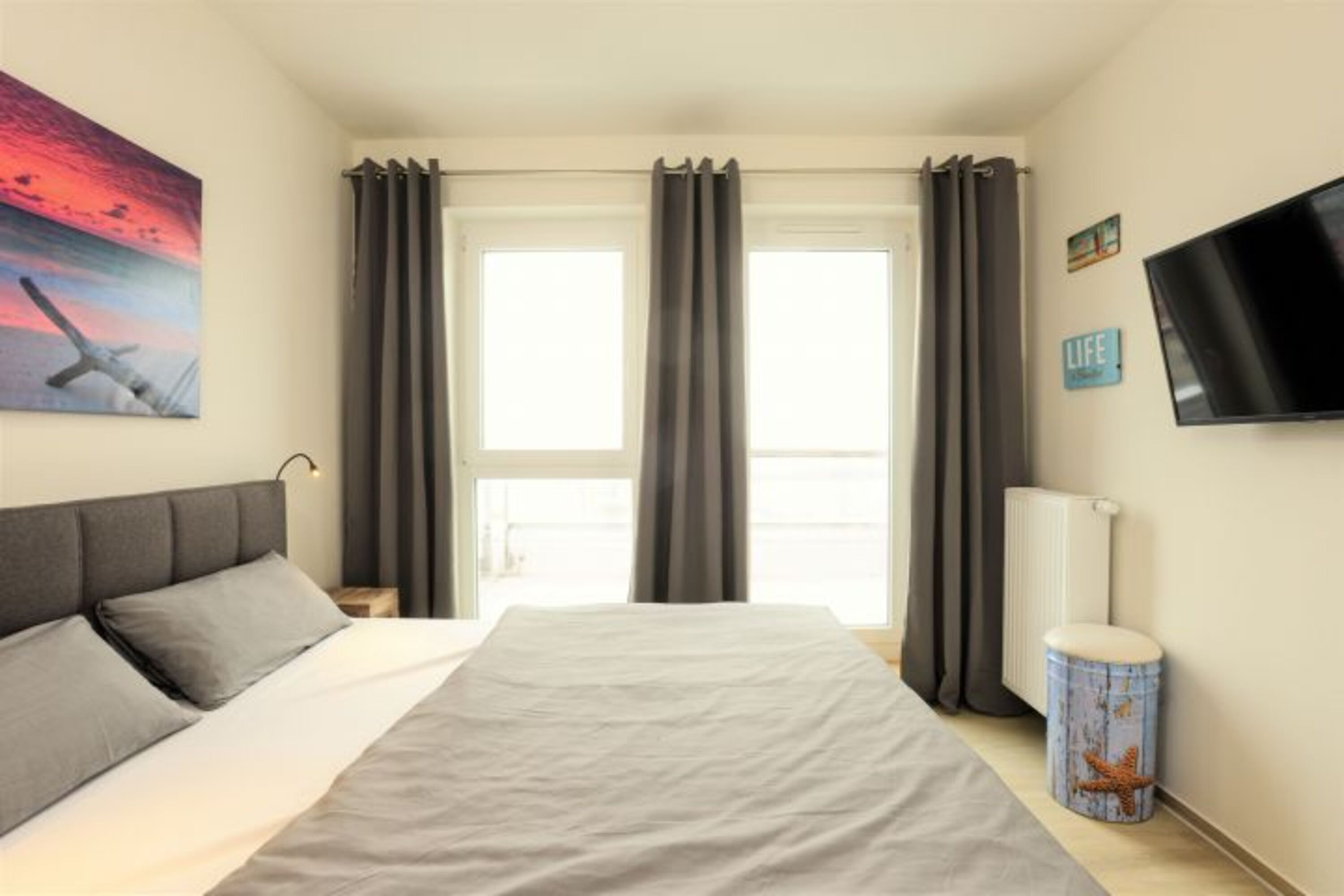 Unser Schlafzimmer von der Seite