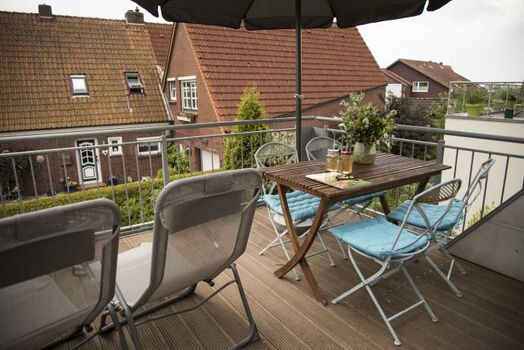 Großzügiger Balkon