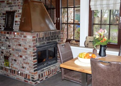 Wohnküche im Wintergarten