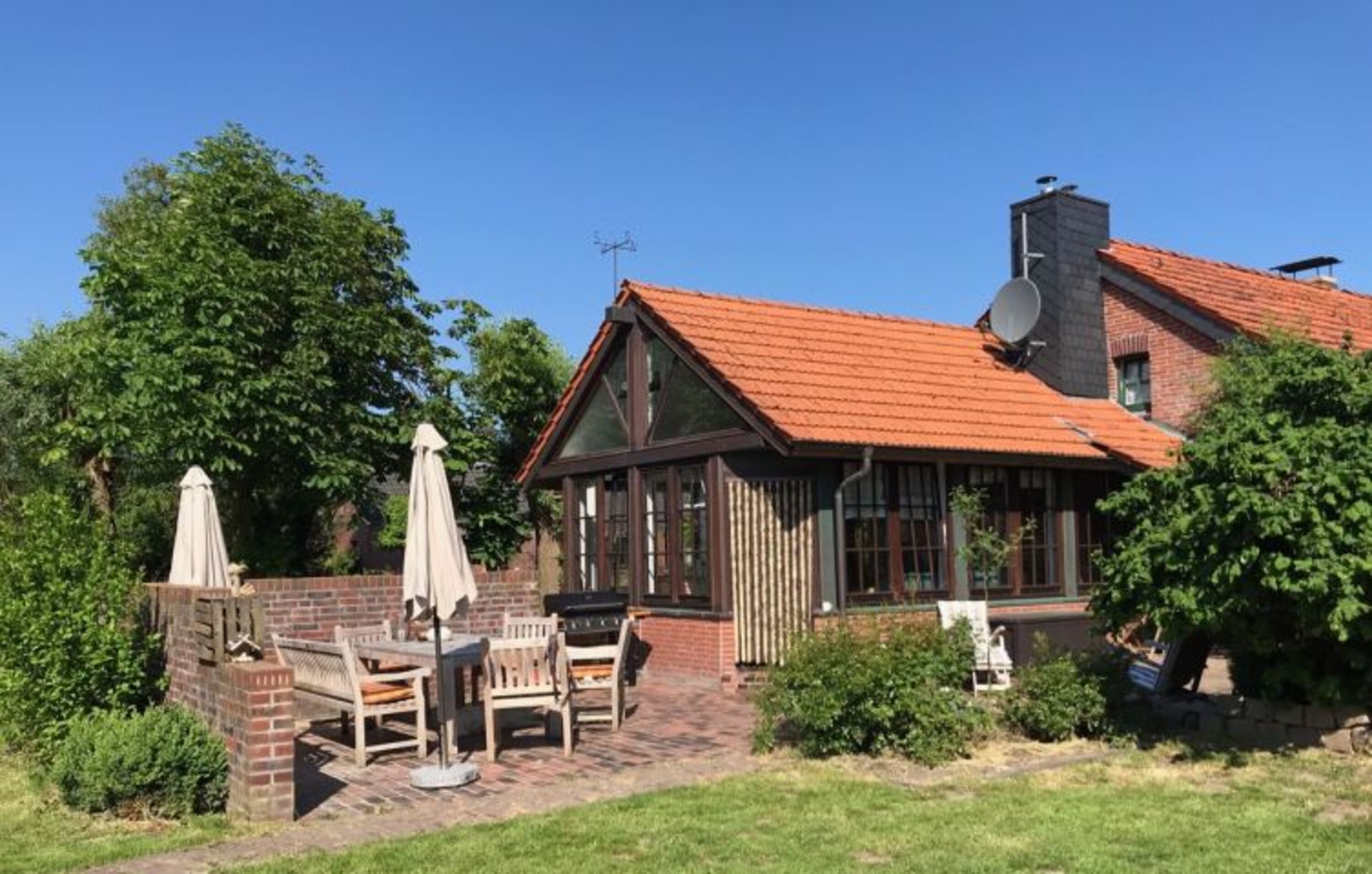 Das Haus von hinten
