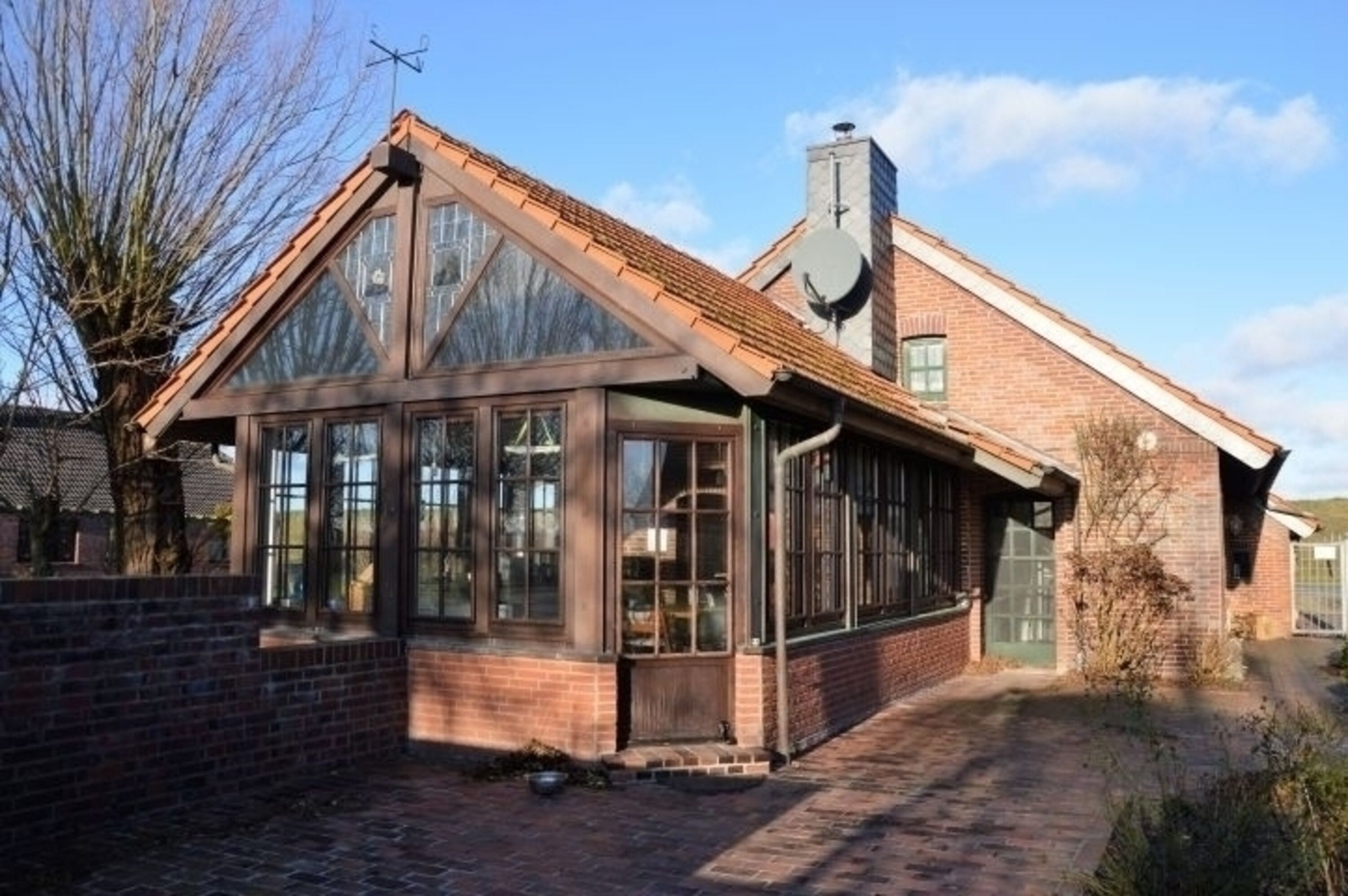 Haus im Winter